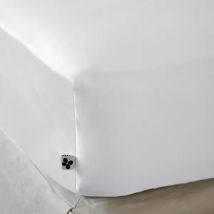 Spannbettlaken Bambus-Satin (160 x 200 cm) Salomé Weiß