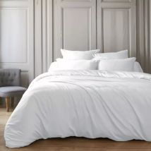 Bettbezug Bambus-Satin (240 x 220 cm) Salomé Weiß