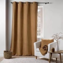 Vorhang Bouclette (140 x 240 cm) Wooly Camel