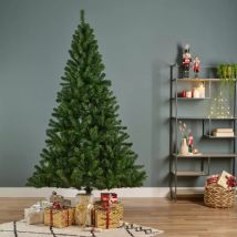 Sapin artificiel de Noël King H240 cm Vert sapin