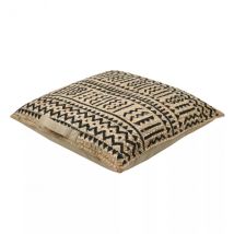 Coussin de sol extérieur jute (60 x H10 cm) Otis Noir