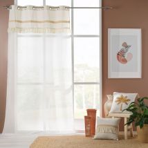 Voilage coton (140 x 240 cm) Janara Beige