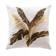 Coussin carré coton (45 x 45 cm) Aileen Ecru