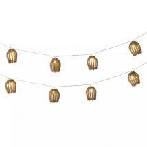 Guirlande lumineuse extérieur à piles 2,7 m Eclat Naturel et blanc chaud