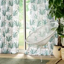 Rideau oeillets (140 x 260 cm) Oasis Vert