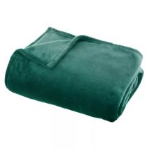 Plaid doux (150 cm) Tendresse flanel Vert