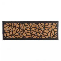 Paillasson Coco (25 x 75 cm) Feuille Beige