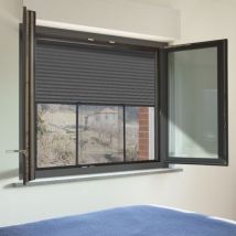 Moustiquaire fenêtre à cadre extensible (50/90 x 40 cm) Moustyk Gris