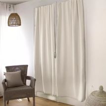 Verduisteringsgordijn met roedetunnel (90 x 210 cm) Night Beige