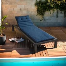 Coussin de transat (180 x 60 cm) Sunset Bleu nuit