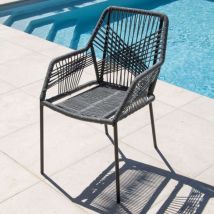Fauteuil de jardin empilable Seville - Gris