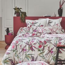 Housse de couette coton (240 x 220 cm) Pénélope Rose