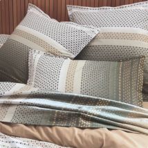 Rechteckiger Kopfkissenbezug aus Baumwolle (50 x 70 cm) Niagara Khaki
