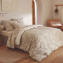 Bettbezug aus gewaschener Baumwolle (300 x 240 cm) Séréna Beige