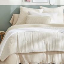 Edredon gaze de coton (90 x 200 cm) Vickie Beige