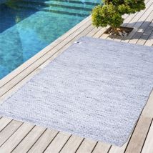 Outdoor vloerkleed (50 x 80 cm) Léo gemeleerd Grijs