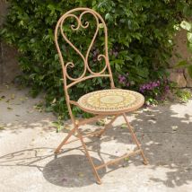 Chaise de bistro pliable Tavira - Orange
