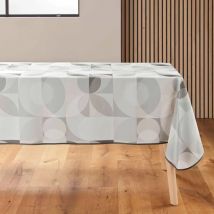 Rechthoekig vlekbestendig tafelkleed (150 x 240 cm) Tessouro Grijs