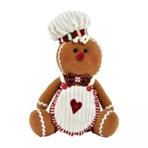 Gemberkoekmannetje (H32 cm) Manala Zittende Kok