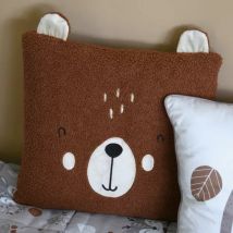 Cuscino per bambini quadrato (40 x 40 cm) Gabin Caramello