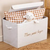 Coffre de rangement pliable enfant bouclette (36 x 57 cm) Yuma Blanc