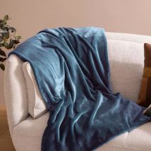 Kuscheldecke Flanell (130 x 180 cm) Cuddly Dunkelblau