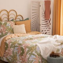 Housse de couette et deux taies coton (240 x 220 cm) June Multicolore
