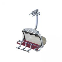 My Village Accessoire 6-persoons Rode Stoeltjeslift
