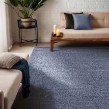 Tapis de salon rectangulaire matière recyclée (160 x 230 cm) Sabana Gris