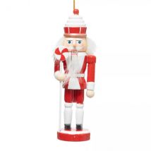 Schicchera da appendere in legno (H13 cm) Caramella Rossa