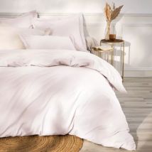 Housse de couette percale de coton (260 x 240cm) Cali Rose poudré