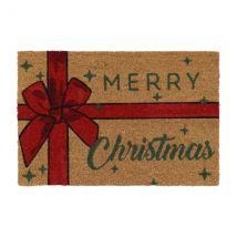Paillasson de Noël coco (40 x 60 cm) Merry Christmas