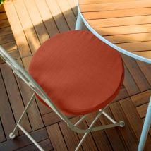 Coussin de chaise extérieur rond (40 cm) Sunset Terracotta