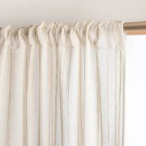 Voilage galon fronceur (280 x 240 cm) Théo Beige