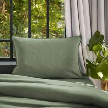 Kussensloop rechthoekig gewassen TENCEL Lyocell (50 x 70 cm) Olivia Rozemarijngroen