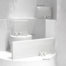 Ersatzkissenbezüge für Lounge-Set Calvi 5-Sitzer - Weiß