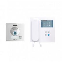Set Video-Türsprechanlage Automatik 1 Klingel CITY VEO 4,3" DUOX Plus WIFI 1L FERMAX 94411 - Aluminium