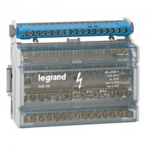 Modular-Verteiler Monoblock 4P 125 A 15 Anschlüsse 8 Module LEGRAND 004888 - 125 A