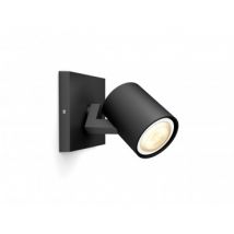 Wandleuchte White Ambiance 1 Strahler GU10 PHILIPS Hue Runner Erweiterung - Schwarz