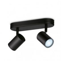 LED-Deckenleuchte Dimmbar CCT Smart WiFi+Bluetooth 4.9W Zwei Strahler WiZ Imageo - Schwarz