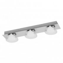 LED-Wandleuchte Dreifach 18W für Badezimmerspiegel IP44 LEDVANCE 4058075573727 - Silber