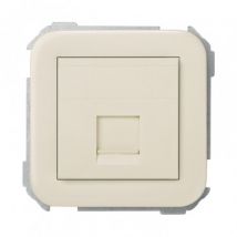 Anschluss-Abdeckung RJ11/RJ45 Simon 31 Elfenbein