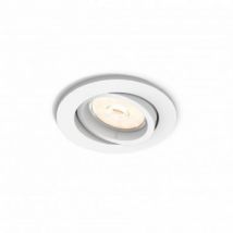 Downlight Rund PHILIPS Donegal Schnitt Ø70 mm Weiß