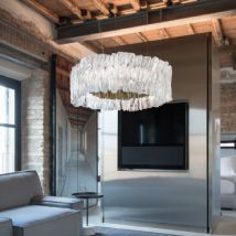 Hängeleuchte SLAMP Accordeón Suspension Gold Warmes Weiß 2700K