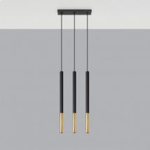 Hängeleuchte Mozaica 3L SOLLUX Gold