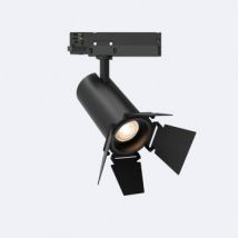 LED-Strahler für 3-Phasenstromschiene 20W Fasano Cinema No Flicker Dimmbar Schwarz Warmes Weiß 3200K
