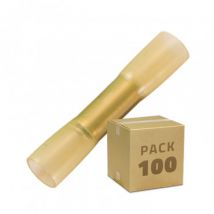 Pack 100 Unités Cosse de Connexion Termoretráctil BHT 5 Jaune