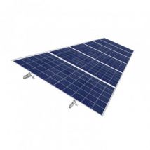 Structure Coplanaire pour Panneaux Solaires Montage sur Tôles et Béton Plusieurs options
