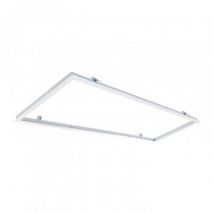 Cadre Encastré pour Panneaux LED 120x30 cm Blanc