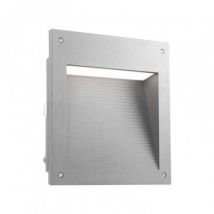 Balise LED Extérieure 5.5W Encastrable au Mur Micenas Square Gris LEDS-C4 05-9885-34-CL Plusieurs options